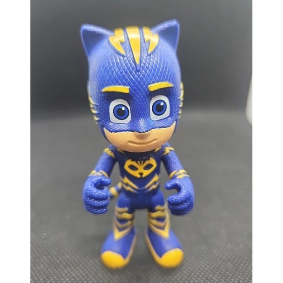 Disney Catboy PJ Masks Action Figure Toy Blue Yellow - Picture 1 of 6